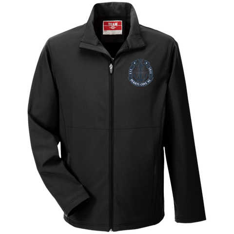 Peggys Cove Men's Soft Shell Jacket, Jackets - Peggys Cove Lighthouse Nova Scotia