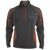 Peggys Cove Men's Sport Wicking Colorblock 1/2 Zip Jacket, Jackets - Peggys Cove Lighthouse Nova Scotia