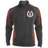 Peggys Cove Men's Sport Wicking Colorblock 1/2 Zip Jacket, Jackets - Peggys Cove Lighthouse Nova Scotia