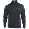 Peggys Cove Men's Sport Wicking Colorblock 1/2 Zip Jacket, Jackets - Peggys Cove Lighthouse Nova Scotia