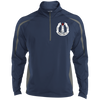 Peggys Cove Men's Sport Wicking Colorblock 1/2 Zip Jacket, Jackets - Peggys Cove Lighthouse Nova Scotia