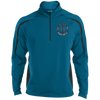 Peggys Cove Men's Sport Wicking Colorblock 1/2 Zip Jacket, Jackets - Peggys Cove Lighthouse Nova Scotia