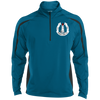 Peggys Cove Men's Sport Wicking Colorblock 1/2 Zip Jacket, Jackets - Peggys Cove Lighthouse Nova Scotia