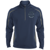 Peggys Cove Men's Sport Wicking Colorblock 1/2 Zip Jacket, Jackets - Peggys Cove Lighthouse Nova Scotia