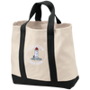 Peggys Cove Port & Co. 2-Tone Shopping Tote, Bags - Peggys Cove Lighthouse Nova Scotia