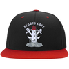 Peggys' Cove Souvenirs Flat Bill High-Profile Snapback Hat, Hats - Peggys Cove Lighthouse Nova Scotia