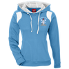 Peggys' Cove Souvenirs Ladies' Colorblock Poly Hoodie, Sweatshirts - Peggys Cove Lighthouse Nova Scotia