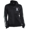 Peggys' Cove Souvenirs Ladies' Dot Print Warm Up Jacket, Warm Ups - Peggys Cove Lighthouse Nova Scotia
