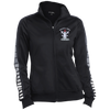 Peggys' Cove Souvenirs Ladies' Dot Print Warm Up Jacket, Warm Ups - Peggys Cove Lighthouse Nova Scotia
