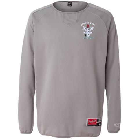 Peggys' Cove Souvenirs Rawlings® Flatback Mesh Fleece Pullover, Sweatshirts - Peggys Cove Lighthouse Nova Scotia