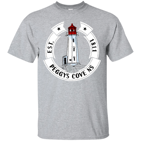 Peggy's Cove Souvenirs Ultra Cotton T-Shirt, T-Shirts - Peggys Cove Lighthouse Nova Scotia