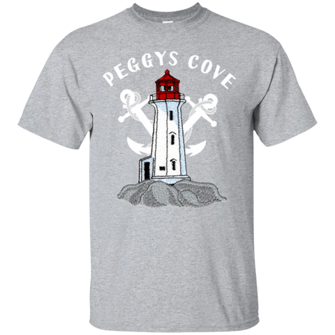 Peggy's Cove Souvenirs Ultra Cotton T-Shirt, T-Shirts - Peggys Cove Lighthouse Nova Scotia