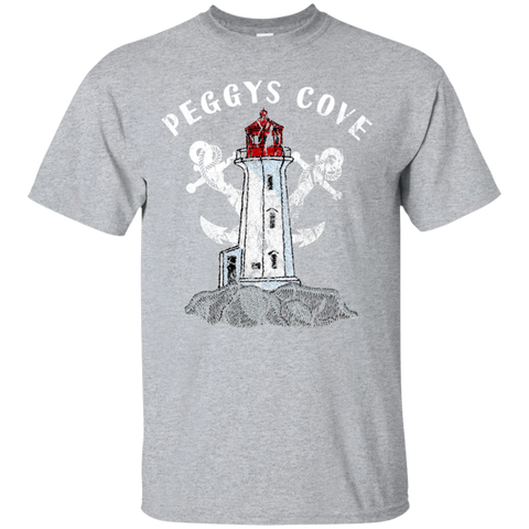 Peggy's Cove Souvenirs Ultra Cotton T-Shirt, T-Shirts - Peggys Cove Lighthouse Nova Scotia