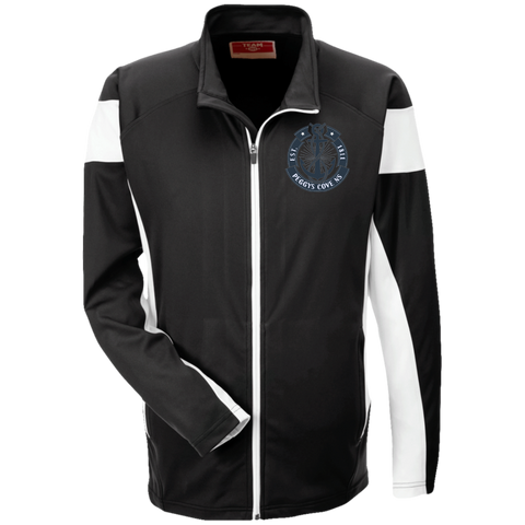 Peggys Cove Unisex Performance Colorblock Full Zip, Jackets - Peggys Cove Lighthouse Nova Scotia