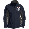 Peggys Cove Unisex Tall Colorblock Soft Shell Jacket, Jackets - Peggys Cove Lighthouse Nova Scotia