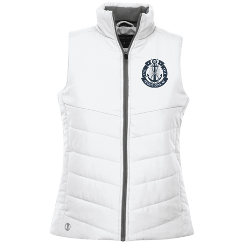 Peggys Cove Womens Quilted Vest, Jackets - Peggys Cove Lighthouse Nova Scotia