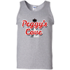 Women's 100% Cotton Tank Top, T-Shirts - Peggys Cove Lighthouse Nova Scotia