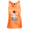 Peggys Cove Girls Racerback Tank Top, T-Shirts - Peggys Cove Lighthouse Nova Scotia