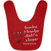 Peggys Cove Keeper Baby Bib, Accessories - Peggys Cove Lighthouse Nova Scotia