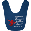 Peggys Cove Keeper Baby Bib, Accessories - Peggys Cove Lighthouse Nova Scotia