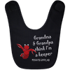 Peggys Cove Keeper Baby Bib, Accessories - Peggys Cove Lighthouse Nova Scotia