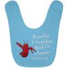 Peggys Cove Keeper Baby Bib, Accessories - Peggys Cove Lighthouse Nova Scotia