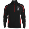Peggys Cove Men's Sport Wicking Colorblock 1/2 Zip Jacket, Jackets - Peggys Cove Lighthouse Nova Scotia