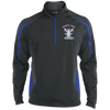 Peggys Cove Men's Sport Wicking Colorblock 1/2 Zip Jacket, Jackets - Peggys Cove Lighthouse Nova Scotia