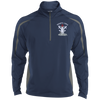 Peggys Cove Men's Sport Wicking Colorblock 1/2 Zip Jacket, Jackets - Peggys Cove Lighthouse Nova Scotia
