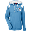 Peggys' Cove Souvenirs Colorblock Poly Hoodie, Sweatshirts - Peggys Cove Lighthouse Nova Scotia