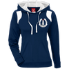 Peggys' Cove Souvenirs Ladies' Colorblock Poly Hoodie, Sweatshirts - Peggys Cove Lighthouse Nova Scotia
