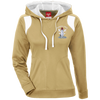 Peggys' Cove Souvenirs Ladies' Colorblock Poly Hoodie, Sweatshirts - Peggys Cove Lighthouse Nova Scotia