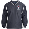 Peggys' Cove Souvenirs Tipped V-Neck Windshirt, Jackets - Peggys Cove Lighthouse Nova Scotia