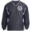 Peggys' Cove Souvenirs Tipped V-Neck Windshirt, Jackets - Peggys Cove Lighthouse Nova Scotia