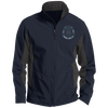 Peggys Cove Unisex Tall Colorblock Soft Shell Jacket, Jackets - Peggys Cove Lighthouse Nova Scotia