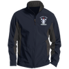 Peggys Cove Unisex Tall Colorblock Soft Shell Jacket, Jackets - Peggys Cove Lighthouse Nova Scotia