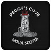 Distressed Peggys Cove Coaster, Drinkware - Peggys Cove Lighthouse Nova Scotia