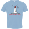 Peggys Cove Cartoony Toddler Jersey T-Shirt, T-Shirts - Peggys Cove Lighthouse Nova Scotia