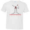 Peggys Cove Cartoony Toddler Jersey T-Shirt, T-Shirts - Peggys Cove Lighthouse Nova Scotia