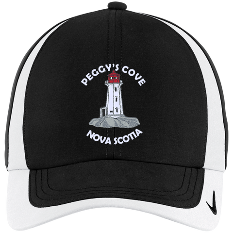 Peggys Cove Embroidered Nike Colorblock Cap, Hats - Peggys Cove Lighthouse Nova Scotia