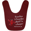 Peggys Cove Keeper Baby Bib, Accessories - Peggys Cove Lighthouse Nova Scotia