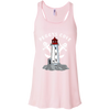 Peggys Cove Ladies Flowy Racerback Tank, T-Shirts - Peggys Cove Lighthouse Nova Scotia