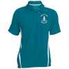 Peggy's Cove Men's Colorblock 3-Button Polo, Polo Shirts - Peggys Cove Lighthouse Nova Scotia