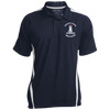 Peggy's Cove Men's Colorblock 3-Button Polo, Polo Shirts - Peggys Cove Lighthouse Nova Scotia