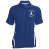 Peggy's Cove Men's Colorblock 3-Button Polo, Polo Shirts - Peggys Cove Lighthouse Nova Scotia