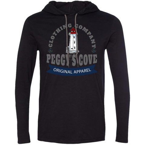 Peggys Cove Original Apparel LS T-Shirt Hoodie, T-Shirts - Peggys Cove Lighthouse Nova Scotia