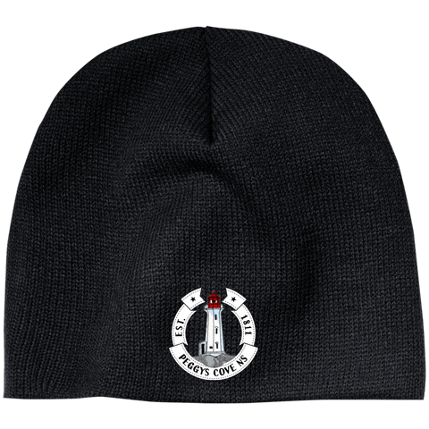 Peggys' Cove Souvenirs 100% Acrylic Beanie, Hats - Peggys Cove Lighthouse Nova Scotia