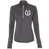 Peggys' Cove Souvenirs  Adidas Ladies' Terry Heather 1/4 Zip, Sweatshirts - Peggys Cove Lighthouse Nova Scotia