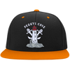 Peggys' Cove Souvenirs Flat Bill High-Profile Snapback Hat, Hats - Peggys Cove Lighthouse Nova Scotia