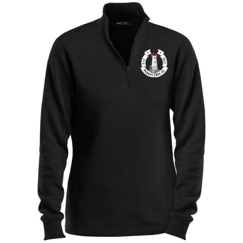 Peggys' Cove Souvenirs Ladies' 1/4 Zip Sweatshirt, Sweatshirts - Peggys Cove Lighthouse Nova Scotia